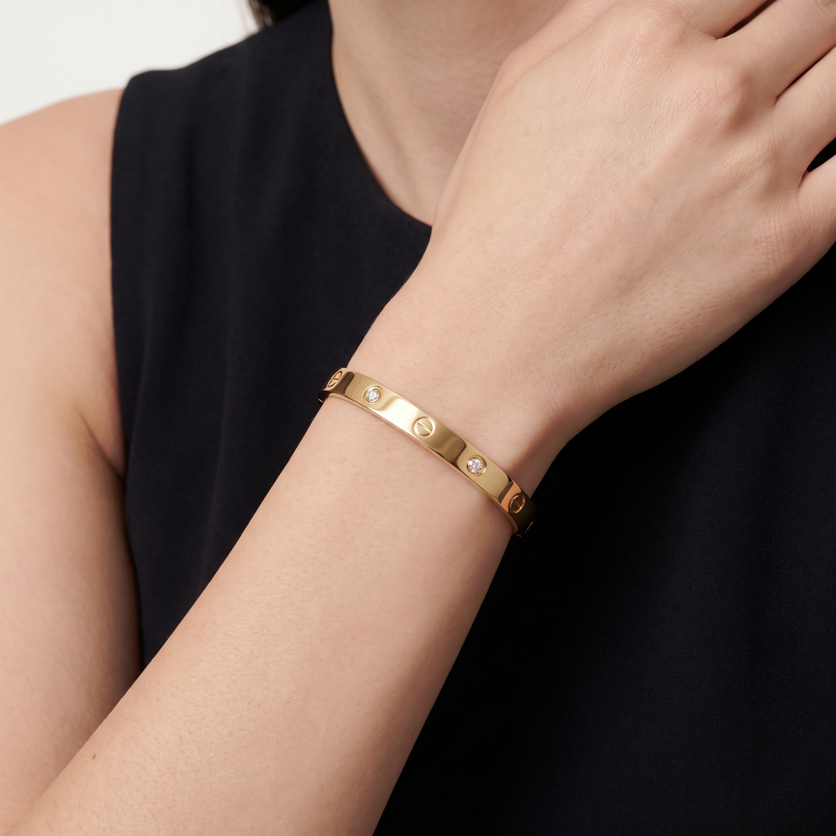 Classic Love 4 Diamonds Bracelet