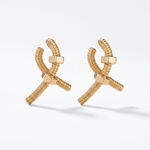 Screws Écrou De Earrings