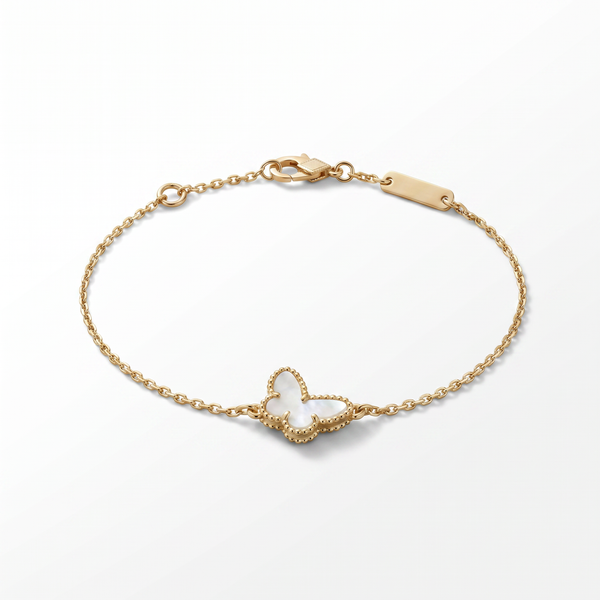 Sweet Alhambra Lucky Butterfly Pendant Bracelet