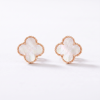 Vintage Alhambra Pearl Earrings