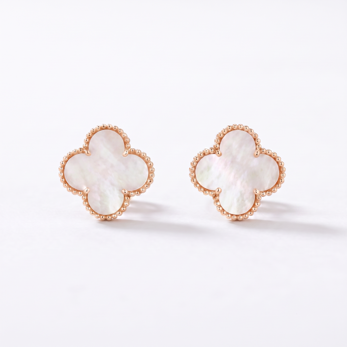 Vintage Alhambra Pearl Earrings
