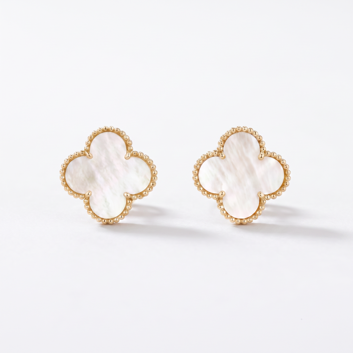 Vintage Alhambra Pearl Earrings