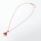 Diva's Dream Paved Red Pendant Necklace