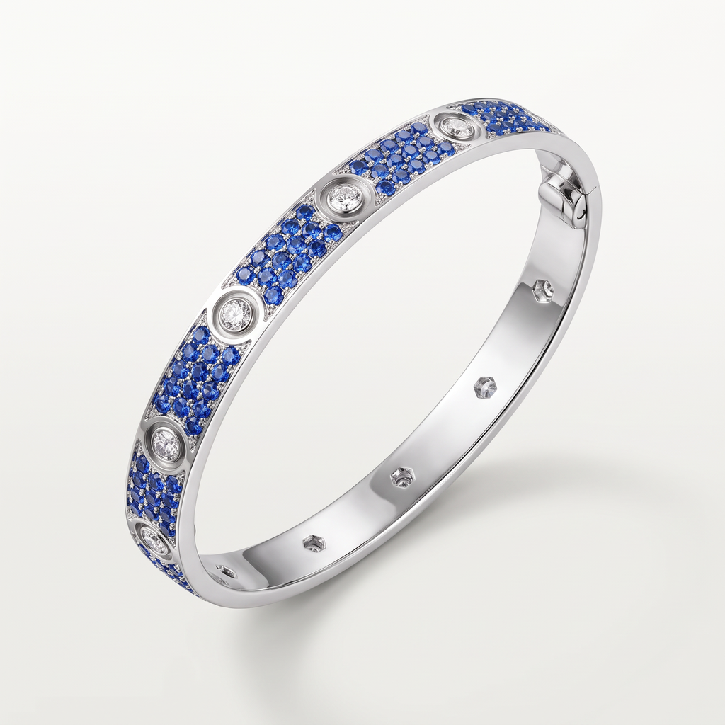 Love Blue Paved Rainbow Limited Bracelet
