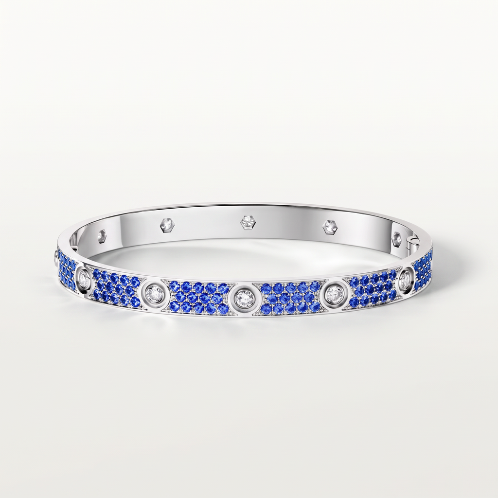 Love Blue Paved Rainbow Limited Bracelet