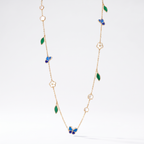 Alhambra Lucky Flower Butterfly Leaf Long 20 Motifs Necklace