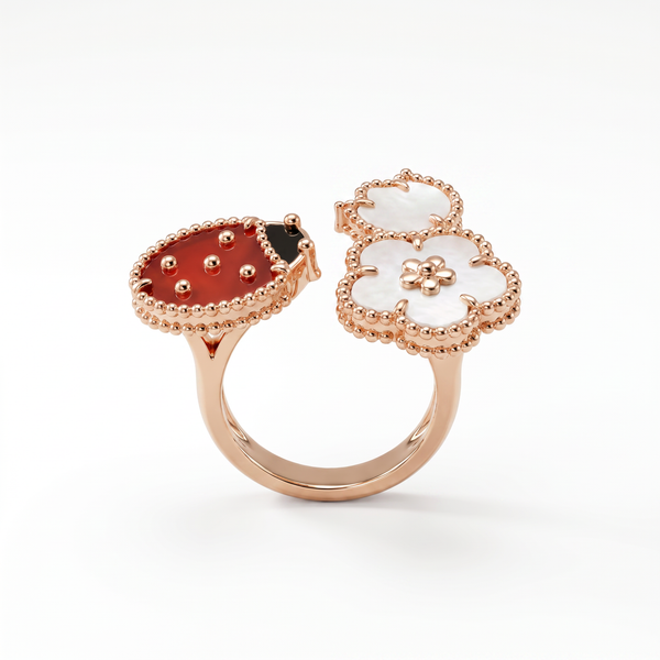 Alhambra Lucky Spring Bug Between The Finger Ring
