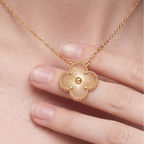 Vintage Alhambra Guilloché Clover Necklace