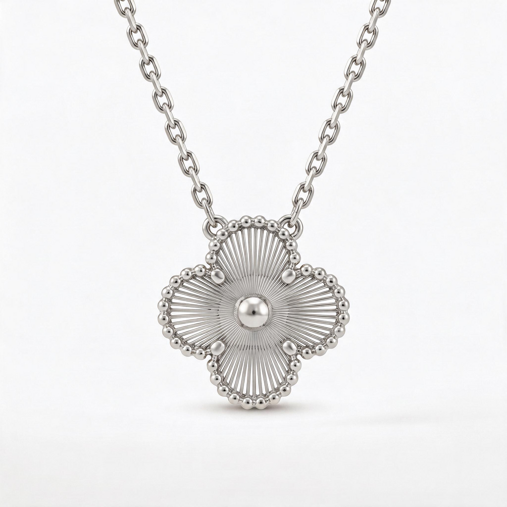 Vintage Alhambra Guilloché Clover Necklace