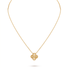 Vintage Alhambra Guilloché Clover Necklace
